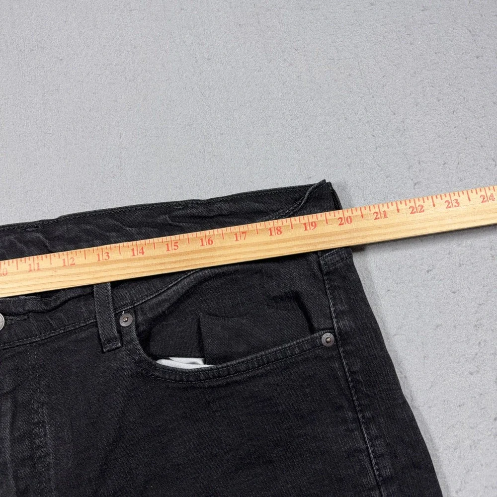 Levi's 505‎ Jeans Men 40x30 Black Charcoal Wash Straight Leg Denim Casual